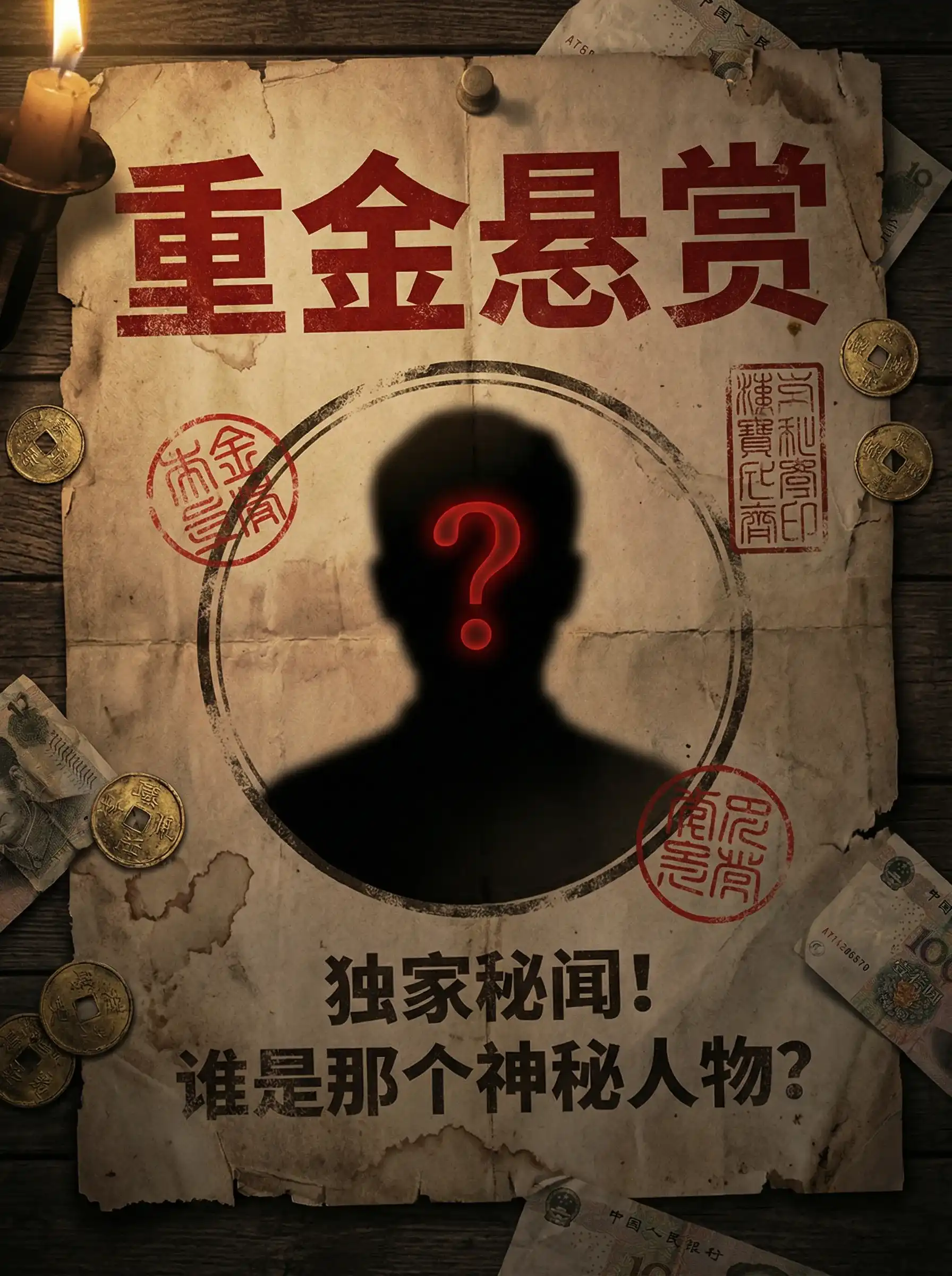 男奴 - 重金悬赏线索征集令
